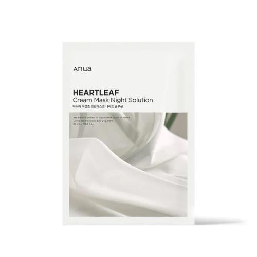HEARTLEAF CREAM SHEET MASK NIGHT SOLUTION 25 ML