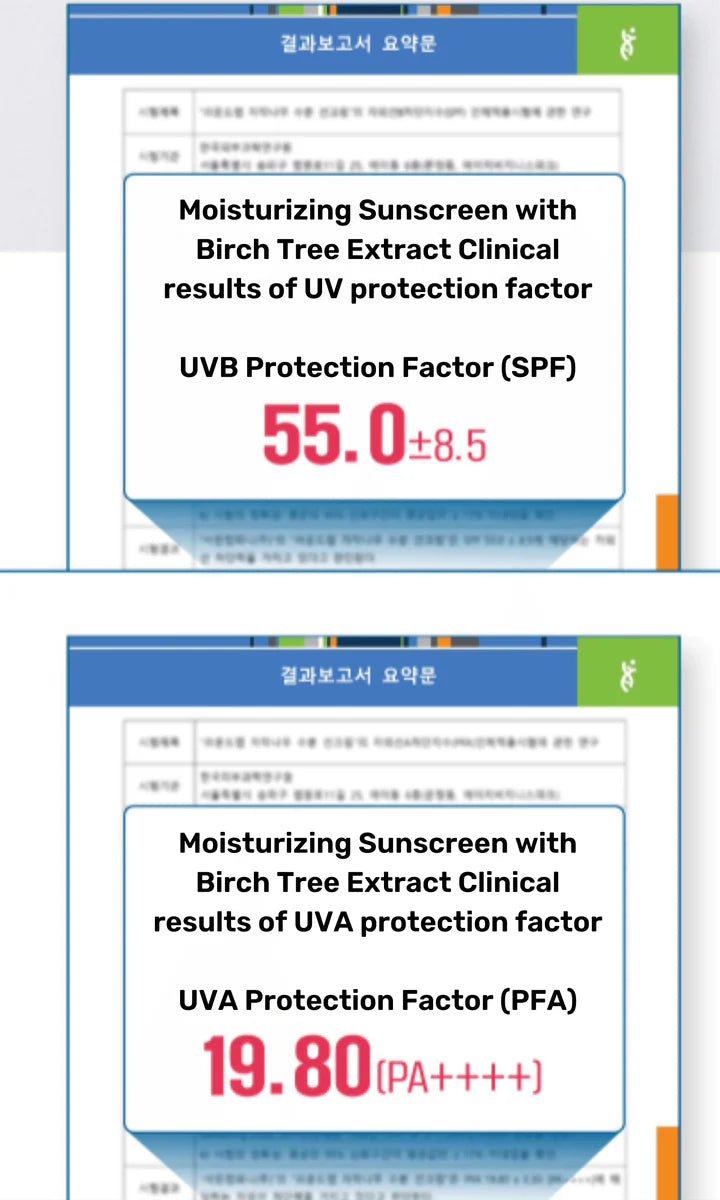 Birch Moisturizing Sunscreen SPF 50+, PA++++