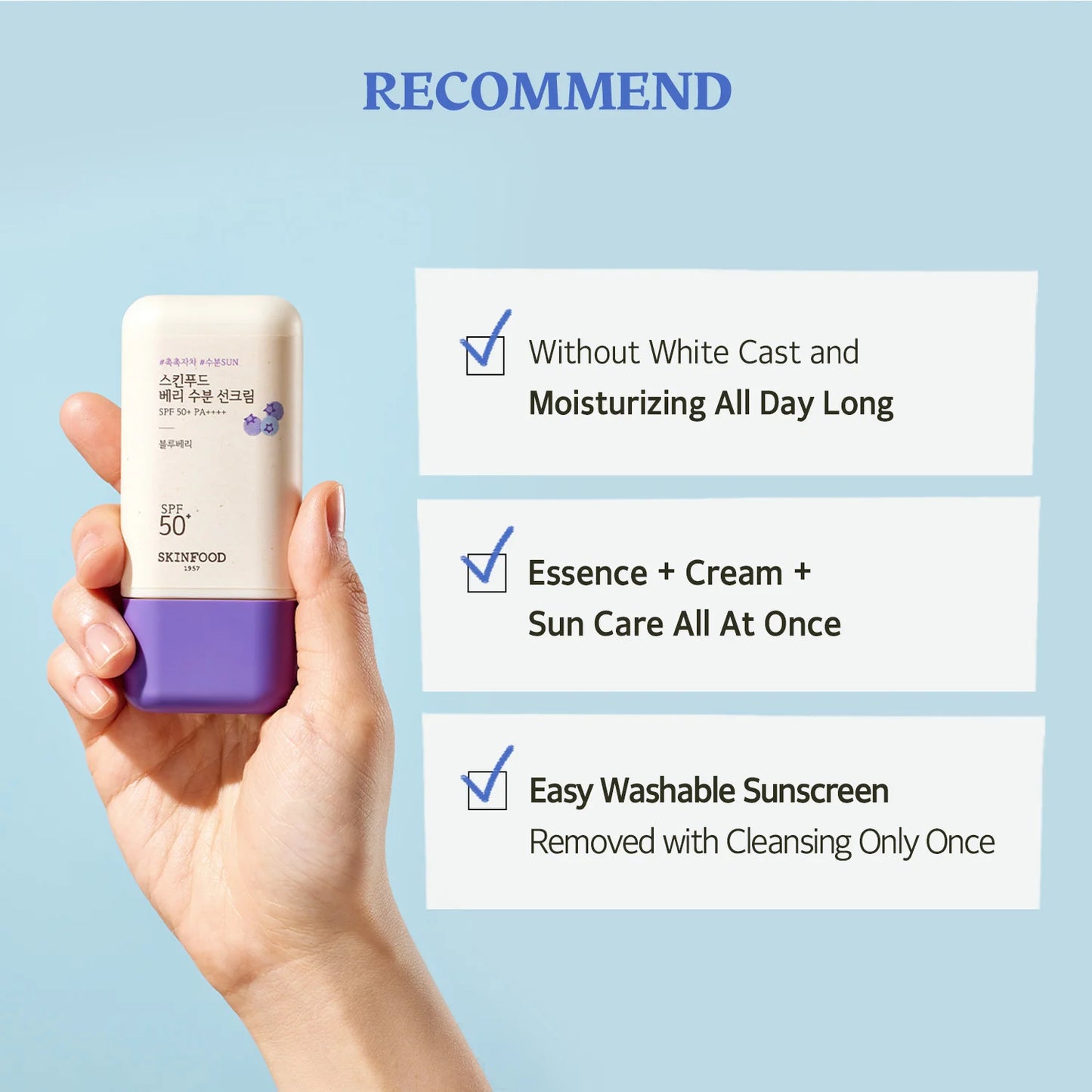 Berry Moisturizing Sun Cream SPF 50+ PA++++