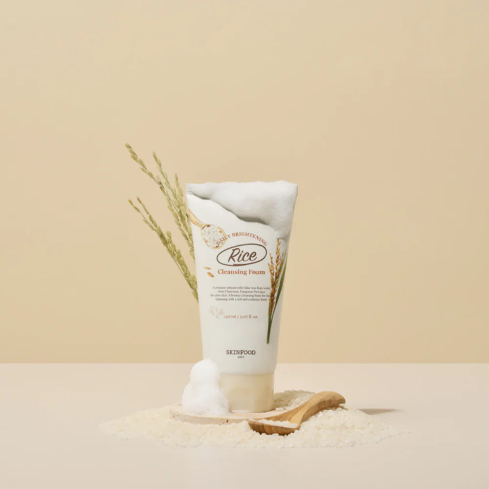 RICE DAILY BRIGHTENING CLEANSING FOAM